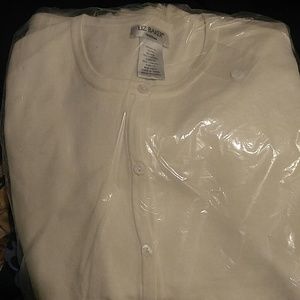 Liz Baker ivory 1X ladies blouse
